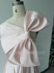 Off-the-Shoulder Sleeveless A-Line Princess Ankle-Length Mother of the Bride Dress with Bow(s)