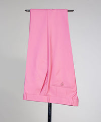Pink Trendy Double Breasted Peak Lapel Men’s Suits