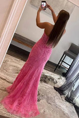 Purple Sweetheart Corset Prom Dress with Sheath Slit