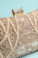 Reto Pearl Embroidery Handbag