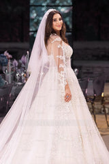 Romantic White Strapless Sleeveless Beaded Ball Gown Tulle Long Wedding Dresses With Appliques