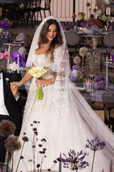 Romantic White Strapless Sleeveless Beaded Ball Gown Tulle Long Wedding Dresses With Appliques