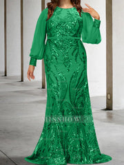 Sequined Mother of the Bride Sheath or Column Gowns
