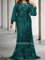 Sequined Mother of the Bride Sheath or Column Gowns