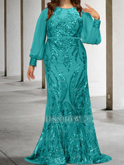 Sequined Mother of the Bride Sheath or Column Gowns