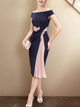 Sheath/Column Short Sleeves Knee Length Mother of the Bride Dresses