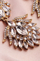 Simple Rhinestone Bridal Earrings