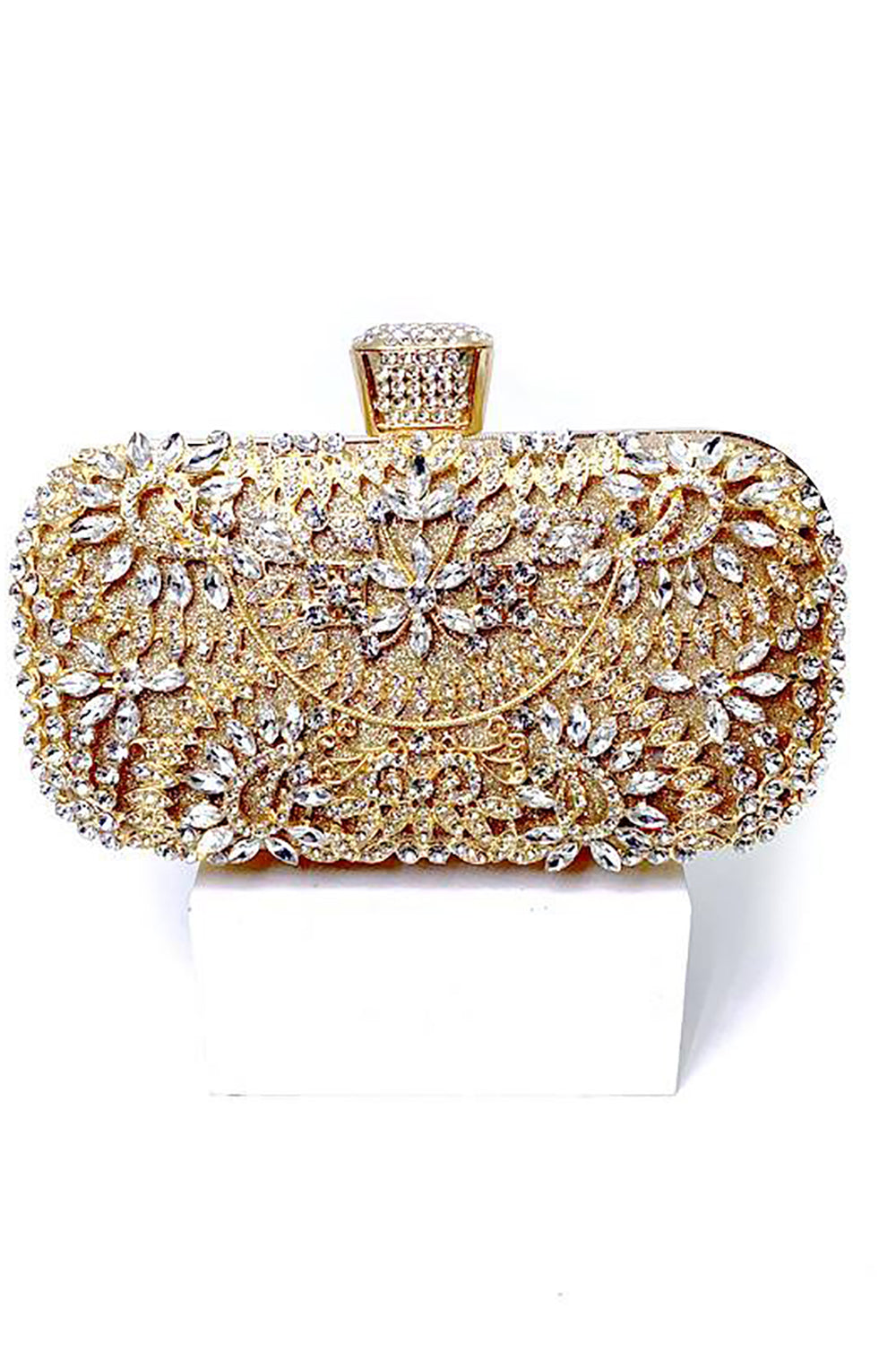 Sparkly Rhinestone Black Evening Party Handbag