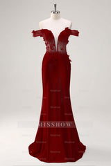 Strapless Sleeveless Long Mermaid Formal Dress With Appliques Pleated
