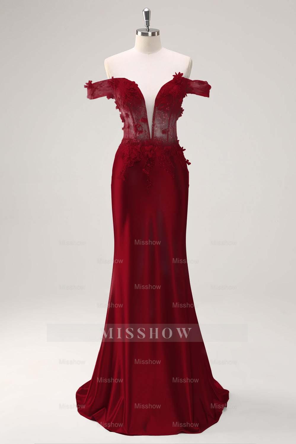 Strapless Sleeveless Long Mermaid Formal Dress With Appliques Pleated