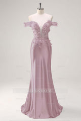 Strapless Sleeveless Long Mermaid Formal Dress With Appliques Pleated