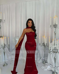 Strapless Sleeveless Long Mermaid Formal Dress With Beading Pleated