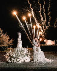 Stunning White Mermaid Spaghetti Straps Sleeveless Beaded Lace Organza Tiered Long Wedding Dress