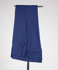 Stylish Dark Blue Slim Fit Peak Lapel Two-Piece Men’s Suits