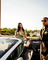 Stylish Long Green Sweetheart Sleeveless Mermaid Prom Dress with Appliques