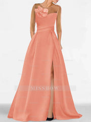 Sweetheart A-Line Princess Gown with 3/4 Sleeves and Lace Floral Detail for the Mother of the Bride