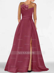 Sweetheart A-Line Princess Gown with 3/4 Sleeves and Lace Floral Detail for the Mother of the Bride