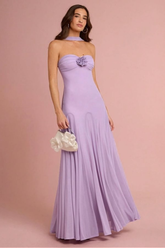 Sweetheart Strapless Sleeveless Long Formal Dress With Ruffles