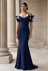 Trumpet/Mermaid Off-the-Shoulder Mother of the Bride Dresses