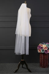 Tulle Cut Edge 1.2*1.5M Wedding Veils