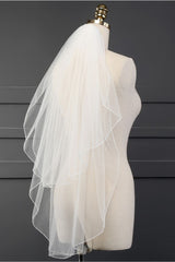 Tulle Cut Edge 1.5*1.5M Wedding Veils