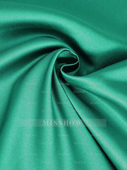 V-Neck A-Line Tea-Length Mother of the Bride Dress with 3/4 Sleeves and Sash