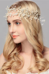 Beautiful Alloy &Imitation Pearls Party Headbands Headpiece with Rhinestone