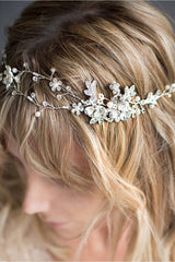 Beautiful Alloy &Imitation Pearls Special Occasion Hairpins Headpiece with Rhinestone