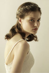 Beautiful Alloy&Rhinestone Special Occasion Headbands Headpiece with Imitation Pearls