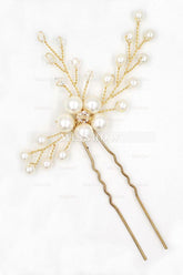 Cute Alloy Daily Wear Hairpins Headpiece with Imitation Pearls
