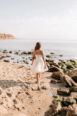 Cute White A-line Sleeveless Appliques Flower Girls Dress With Lace