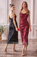 Dusty Sage Spaghetti-Straps Bridesmaid Dresses