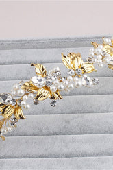 Elegant Alloy &Imitation Pearls Special Occasion Hairpins Headpiece with Rhinestone