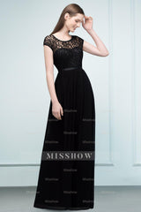 Elegant Black Jewel Sleeveless Lace Junior Bridesmaid Dresses Affordable