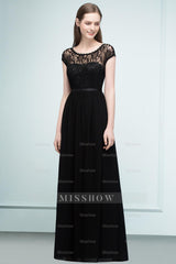 Elegant Black Jewel Sleeveless Lace Junior Bridesmaid Dresses Affordable