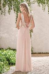 Elegant Bridesmaid Dresses Long Chiffon Bridesmaid Dresses