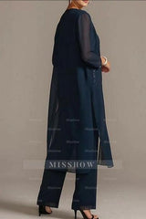 Elegant Mother of the Bride Dresses Chiffon Bridesmaid Jumpsuit