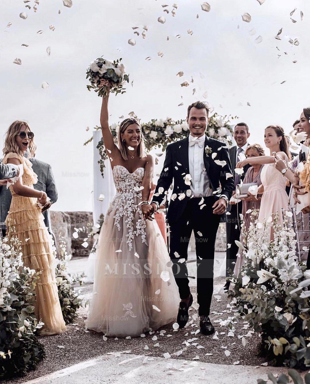 Elegant Princess A-Line Wedding Dresses with Lace