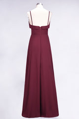 Elegant Spaghetti Aline Ruffle Simple Prom Dresses Royal Blue Evening Swing Dress
