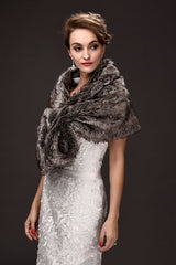 Fashion Warm Ruffle Tulle Silver Half-Sleeves Casual Wraps