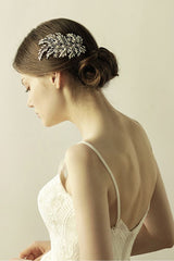 glamourous Alloy Imitation Pearls Special Occasion Combs-Barrettes Headpiece with Rhinestone