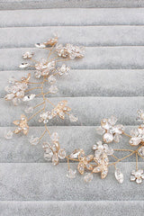 Glamourous Alloy Imitation Pearls Special Occasion&Party Hairpins Headpiece with Crystal Rhinestone