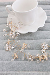 Glamourous Alloy Imitation Pearls Special Occasion&Party Hairpins Headpiece with Crystal Rhinestone