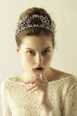glamourous Alloy&Rhinestone Special Occasion &Wedding Hairpins Headpiece with Crystal