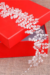 glamourous Plastic&Alloy Crystal Special Occasion Hairpins Headpiece with Imitation Pearls