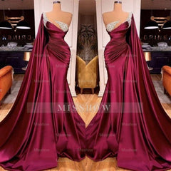 Gorgeous Mermaid Beads Evening Prom Dress With Ruffles