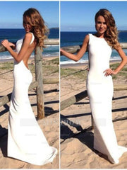 Gorgeous Mermaid High Neck Sleeveless Spandex Floor-Length Prom Dresses