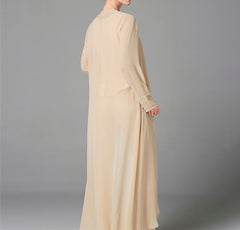 Chiffon Long Sleeves Mother Of The Bride Pantsuits With Jacket Sequins