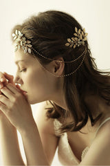 Lovely Alloy&Rhinestone Party Combs-Barrettes Headpiece with Imitation Pearls