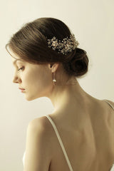 Luxury glamourous Alloy&Rhinestone Special Occasion &Wedding Headbands Headpiece with Imitation Pearls